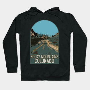 Rocky Mountains Colorado Decal Hoodie
